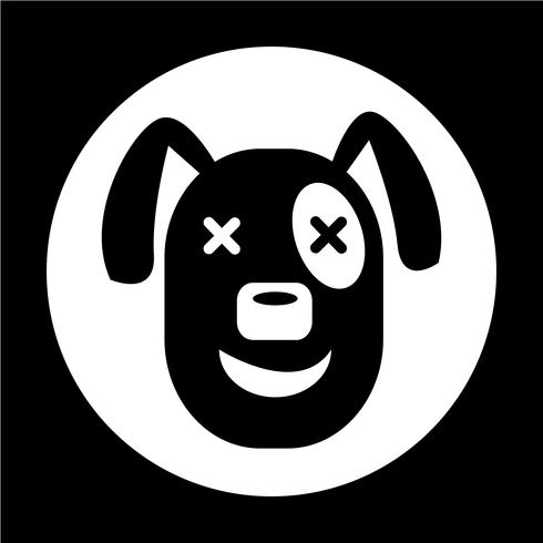 Hunde-Symbol vektor