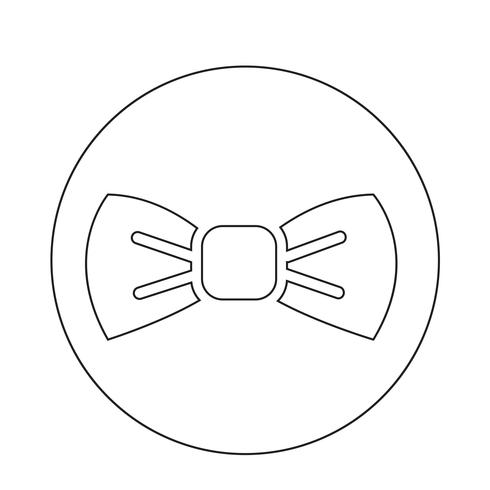 Bow Tie-ikonen vektor