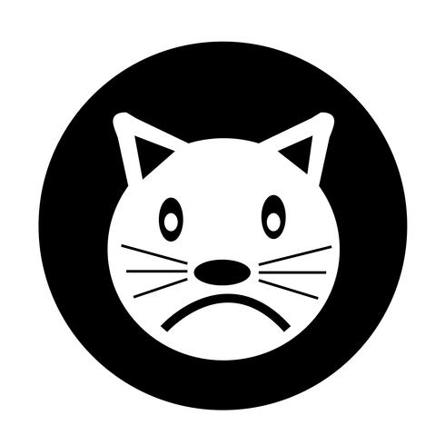 Katzen-Symbol vektor