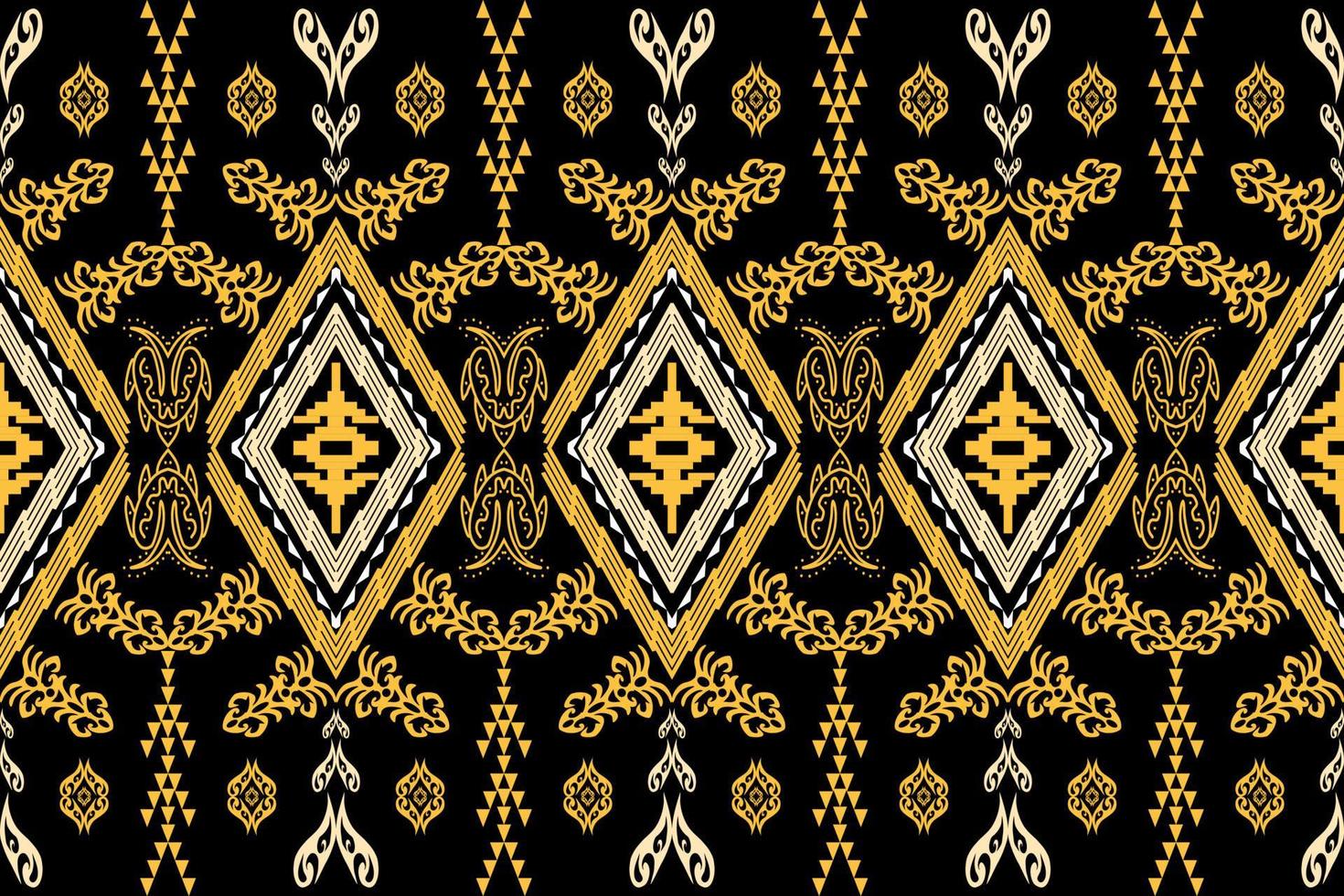 geometrische ethnische orientalische traditionelle pattern.figur stammesstickerei style.design für tapete, kleidung, verpackung, stoff, vektorillustration vektor