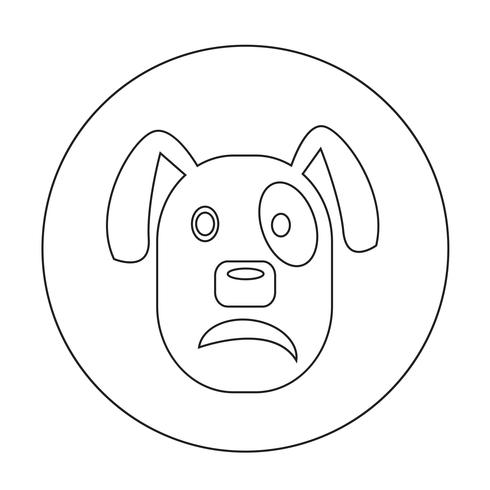 Hunde-Symbol vektor