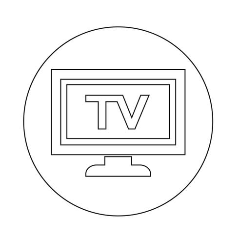 tv-ikon vektor