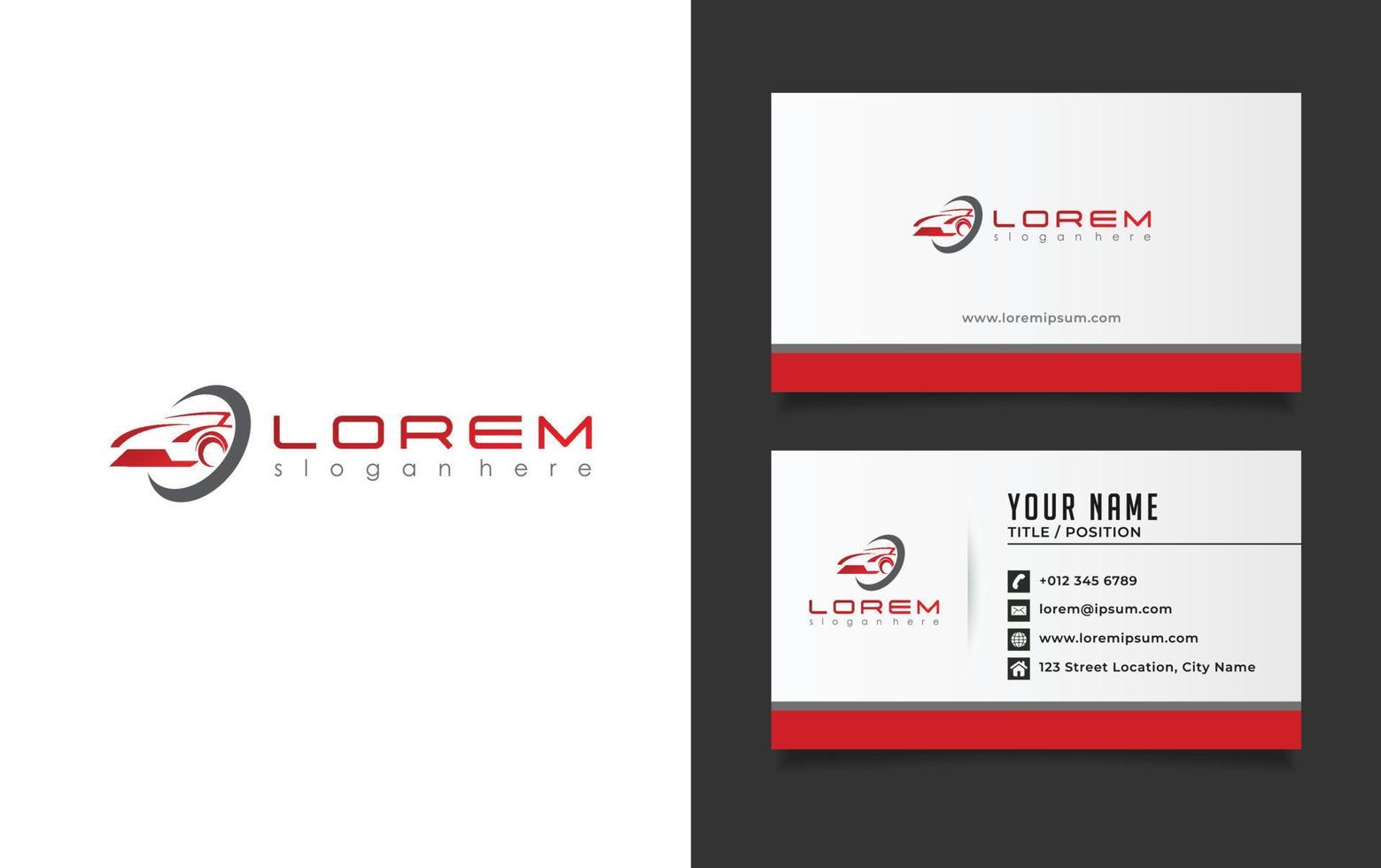 auto logo design.automotive logo vorlage. moderne Autoform. vektor