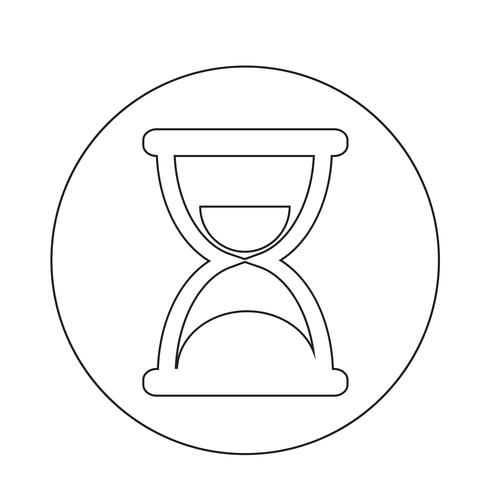 Sanduhr-Symbol vektor