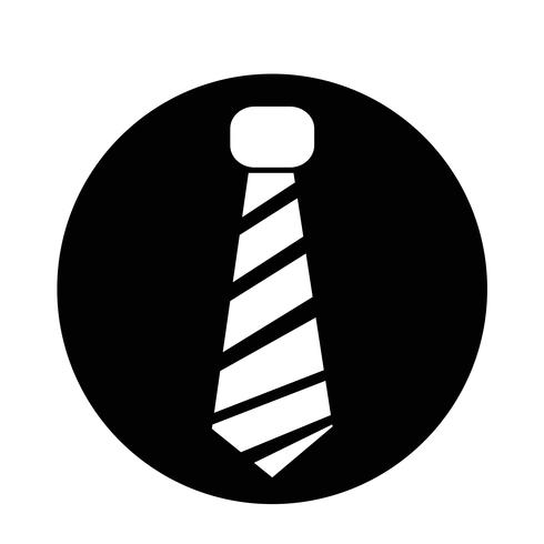 Krawatte-Symbol vektor
