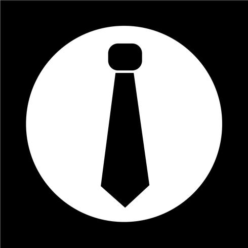 Krawatte-Symbol vektor