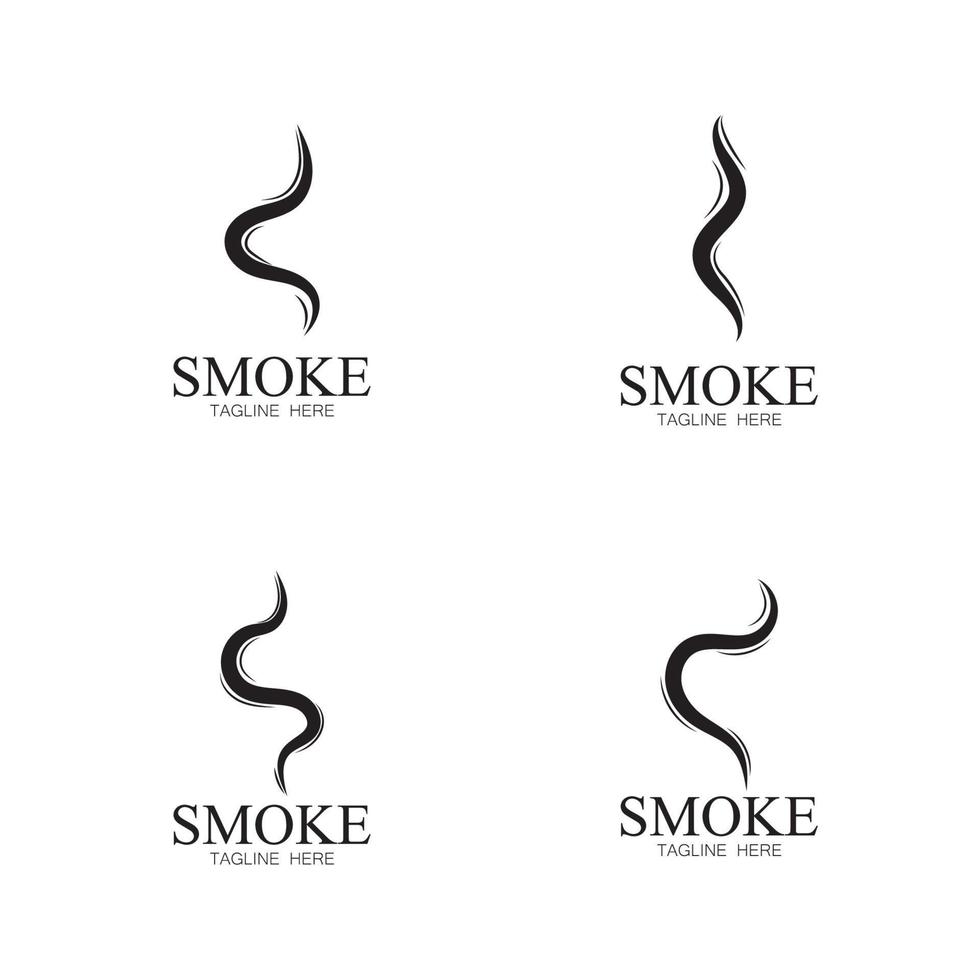 Rauchdampf-Symbol-Logo-Illustration isoliert auf weißem Hintergrund Aroma verdampft Symbole. riecht vektorlinie symbol heißes aroma gestank oder kochdampf symbole riechen oder dampf vektor