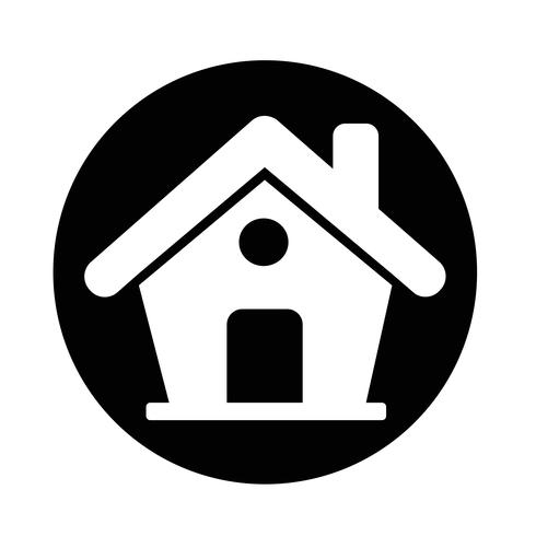 Immobilien Haussymbol vektor