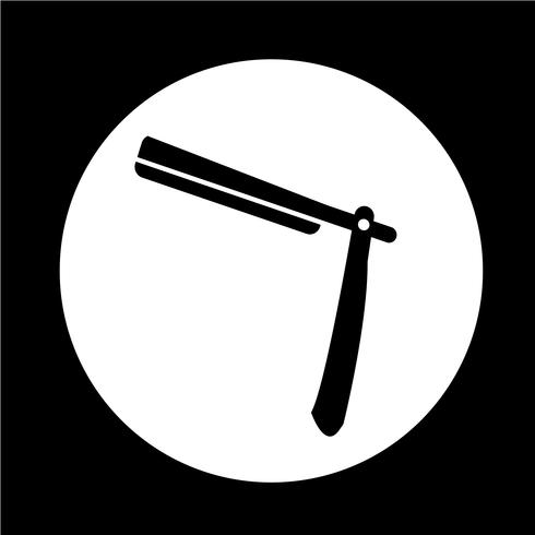 Rasierer-Symbol vektor