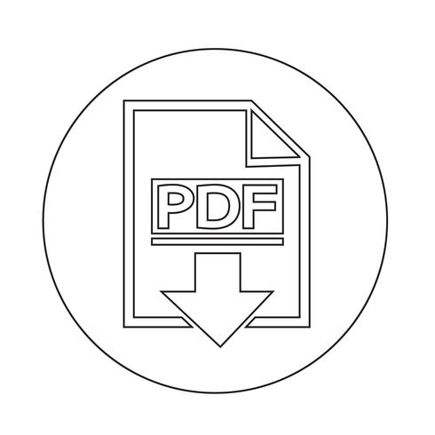 PDF-Symbol vektor