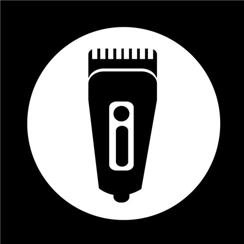 Shaver symbol hairclipper ikon vektor