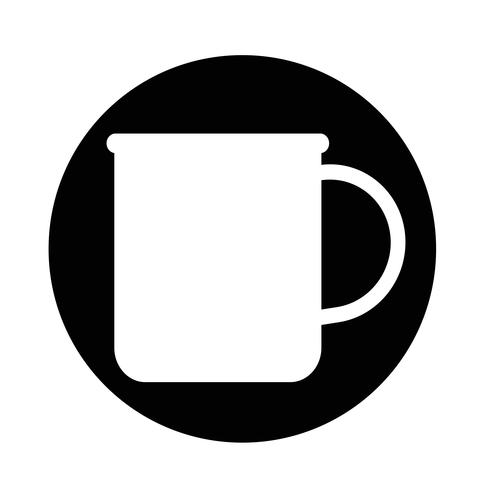 Tasse Tee Kaffee-Symbol vektor