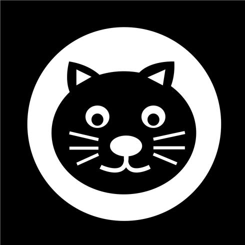 Katze-Symbol vektor