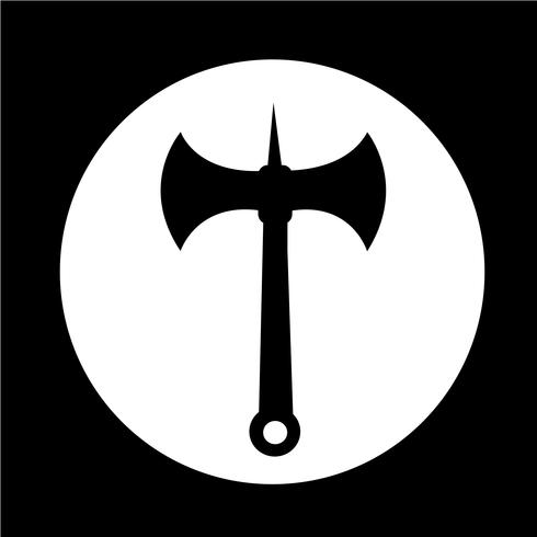 Axt-Symbol vektor