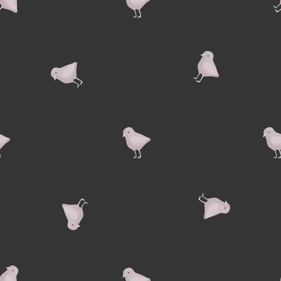 seamless mönster av kyckling. husdjur på färgglad bakgrund. vektor illustration för textil.