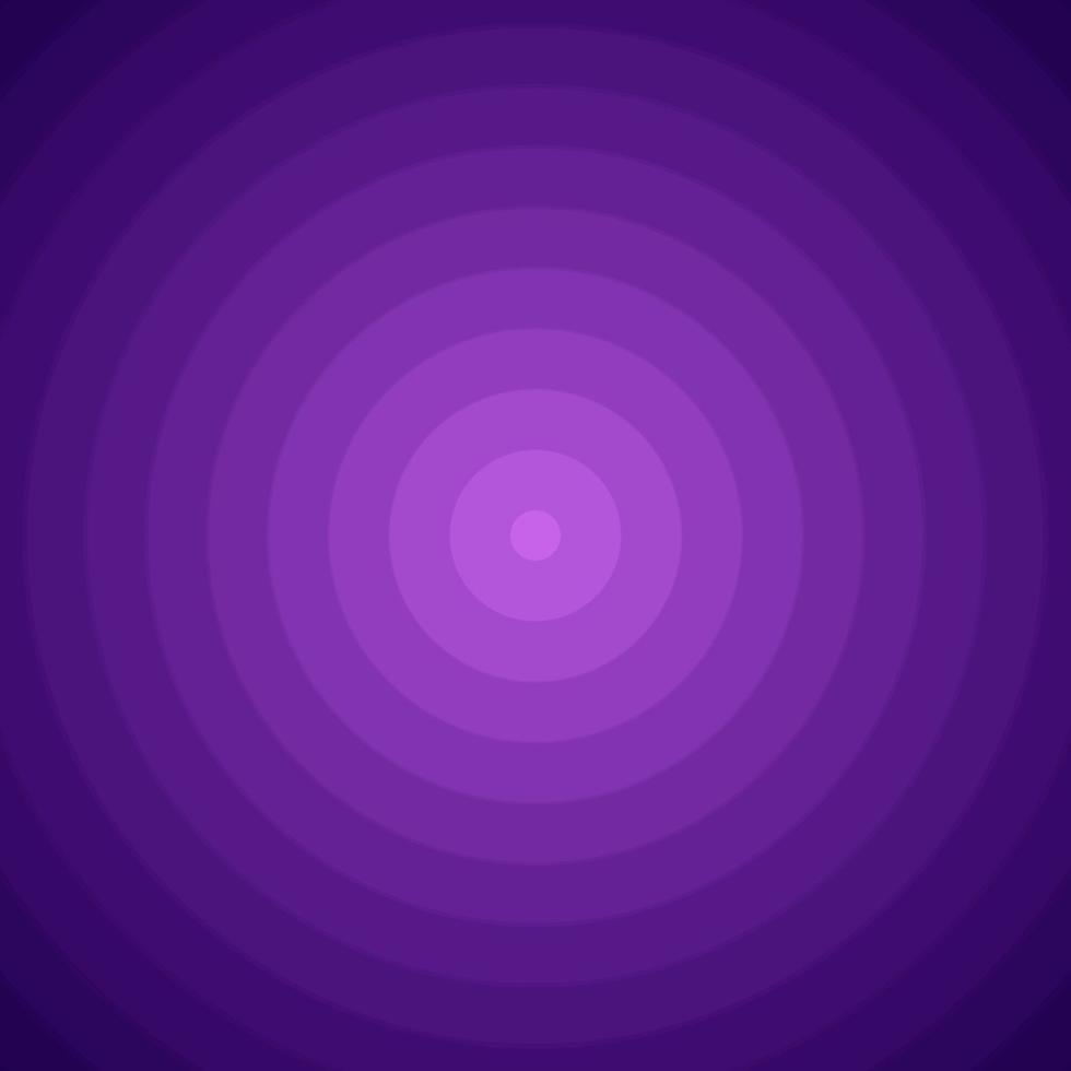 mörk radiell lila bakgrund med cirklar vektor