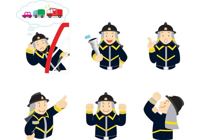 Expressiv Fireman Vector Pack