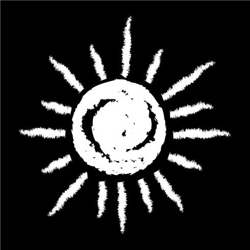 Zeichen der Sonne-Symbol vektor