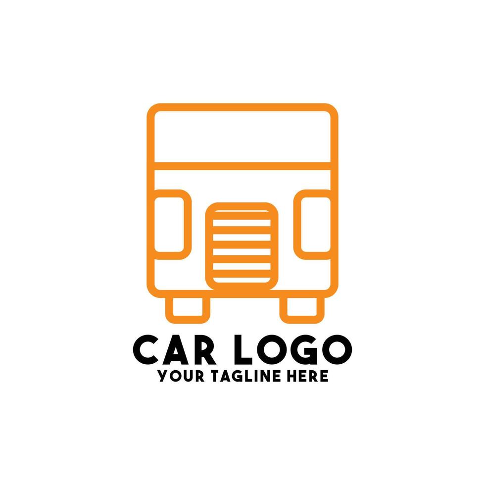 Auto-Logo-Design moderne Konzeptkunst vektor