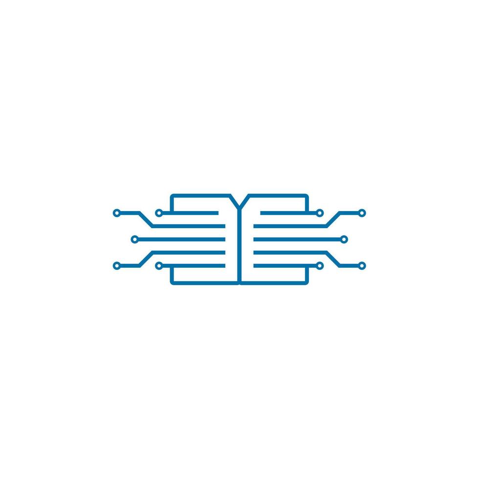 digitales Papierlogo, Doc-Tech-Logo vektor