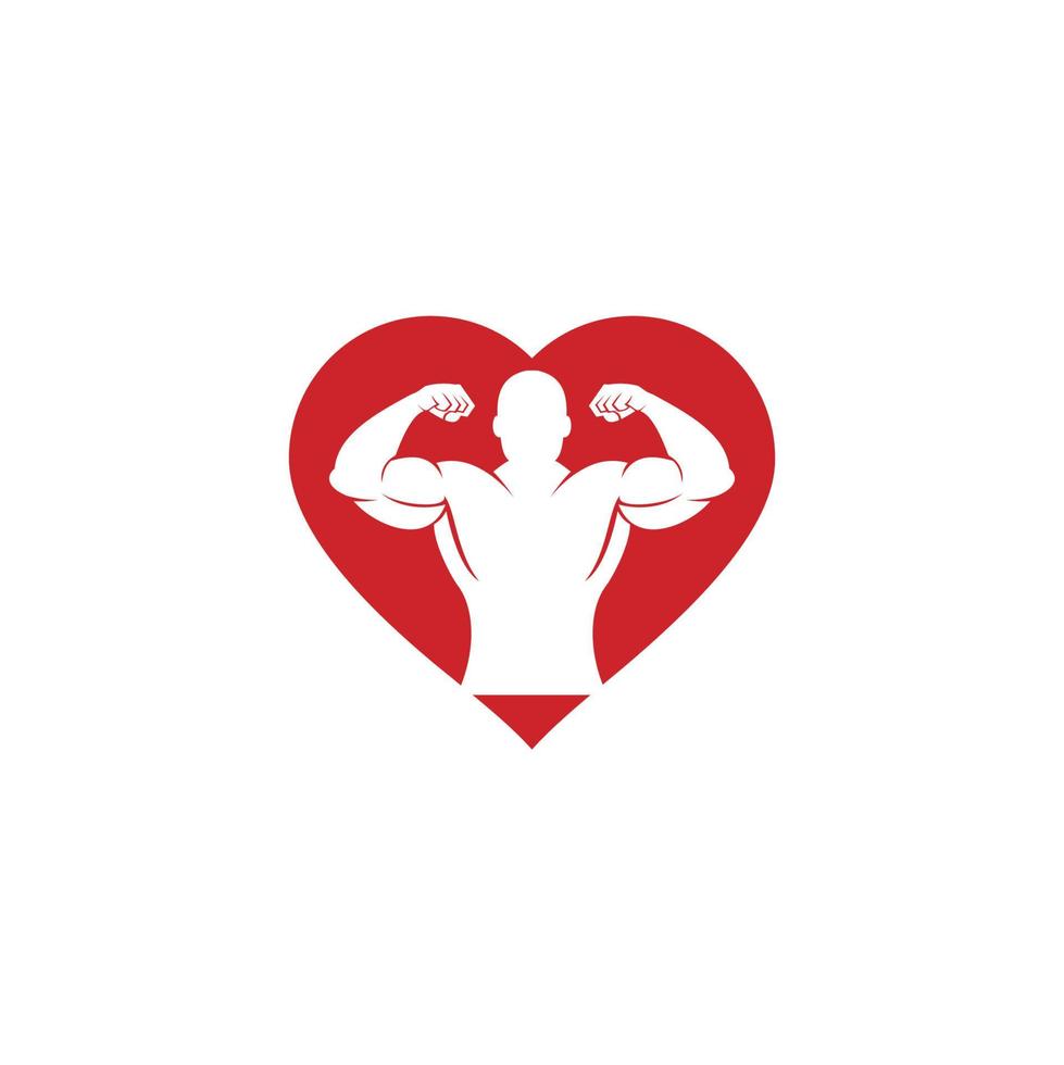 fit lover logotyp, fitness logotyp vektor