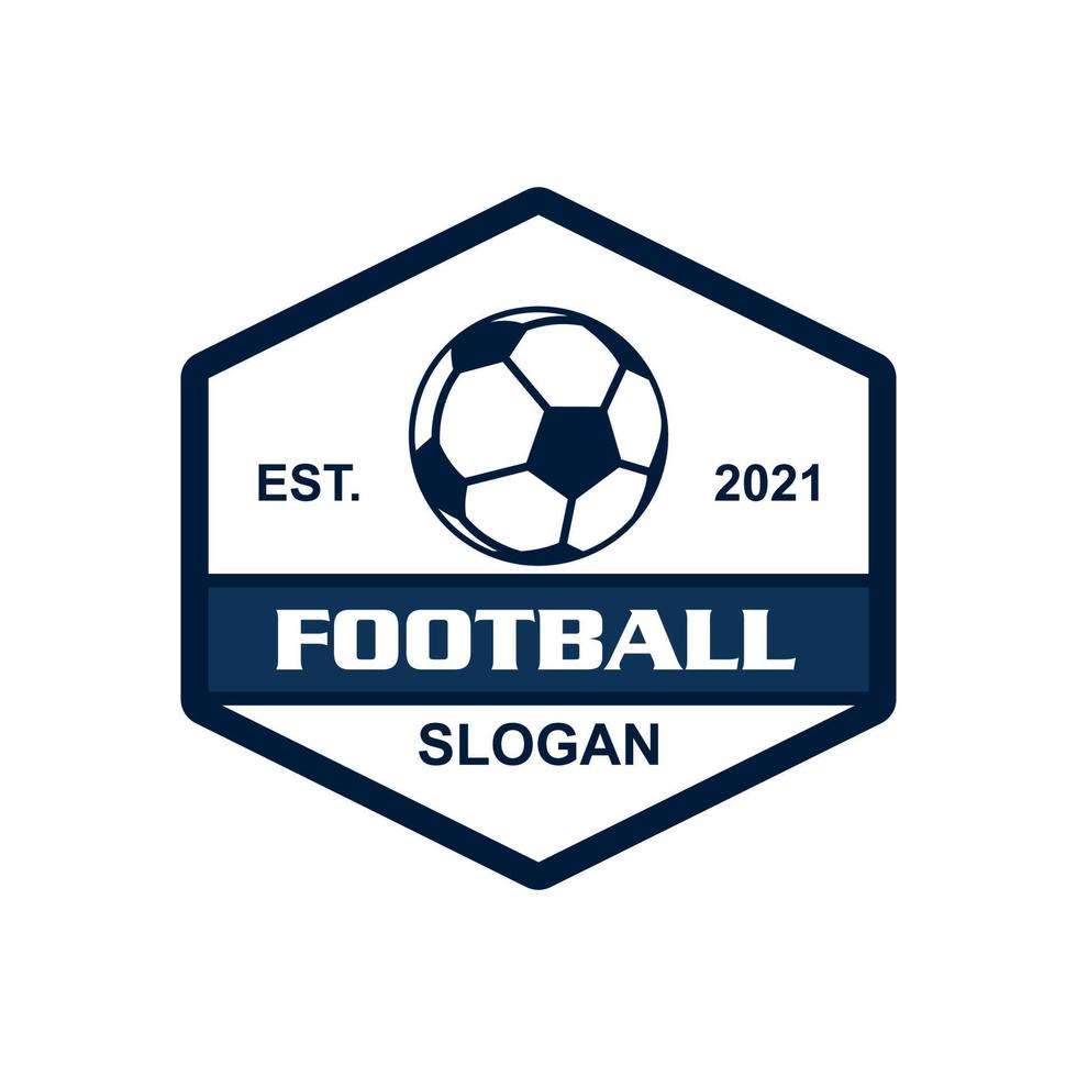 Fußball-Logo, Sport-Logo-Vektor vektor
