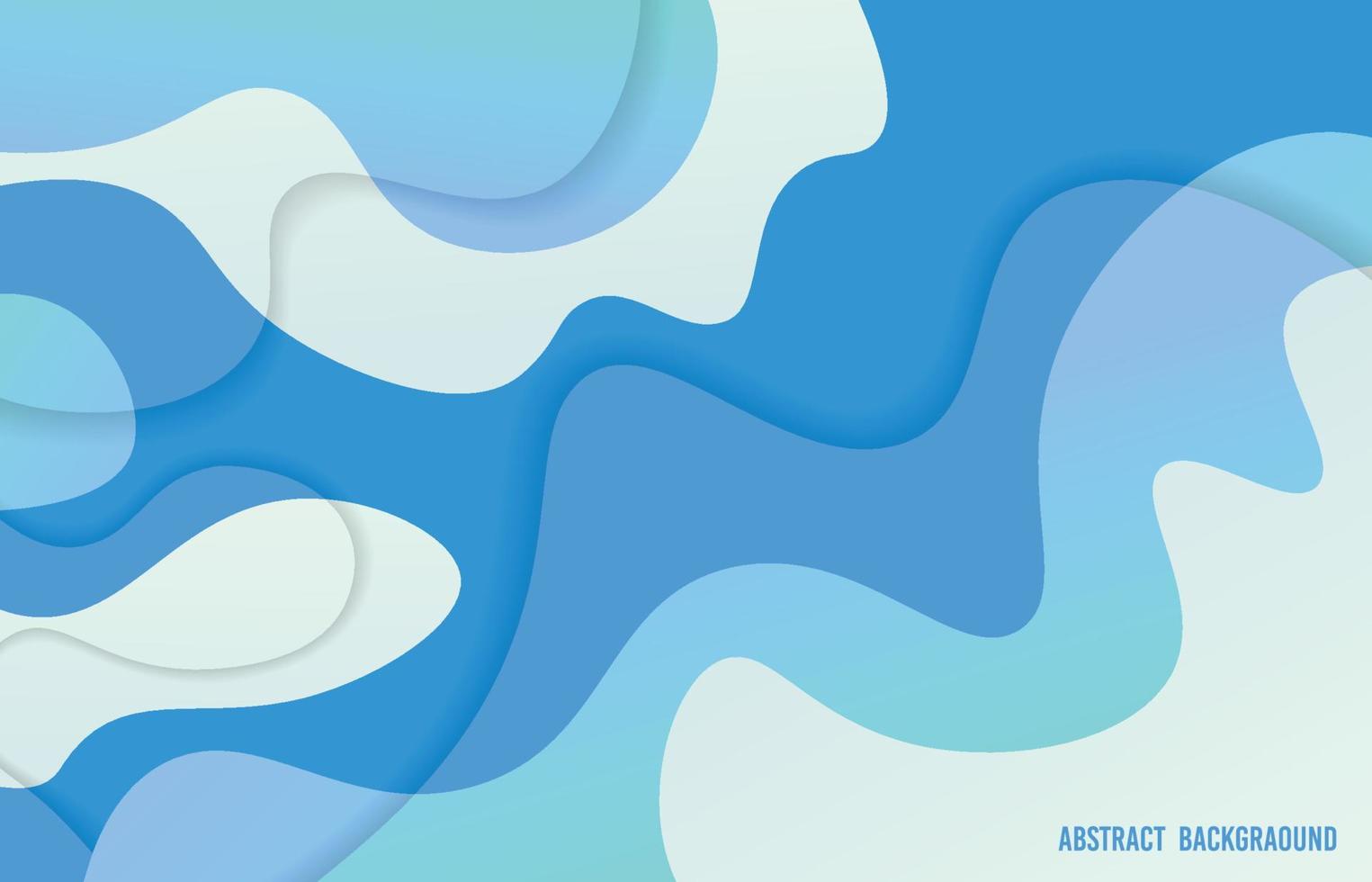 abstrakte Meeresfarbe Wasser Doodle Template Design Artwork. dekoratives zeichnungsdesign für den hintergrund der werbepräsentation. Illustrationsvektor vektor