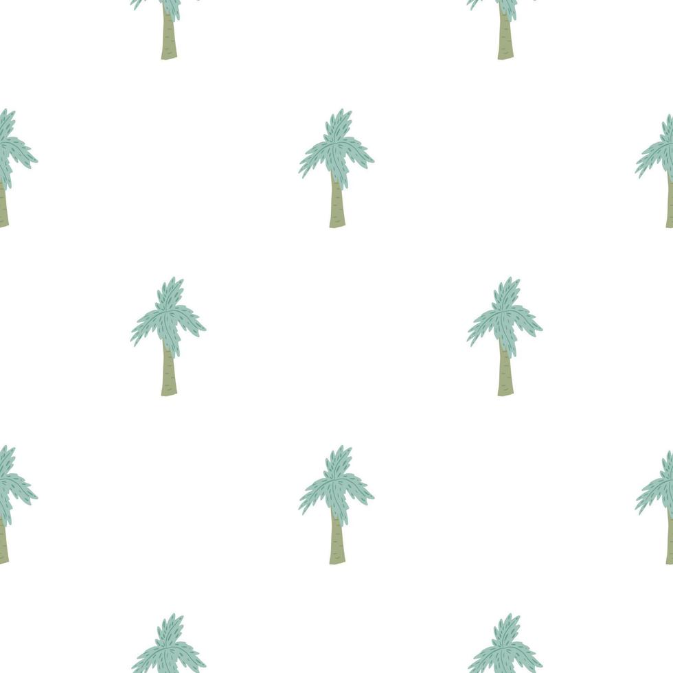 nahtloses muster der palme. tropischer Hintergrund. vektor