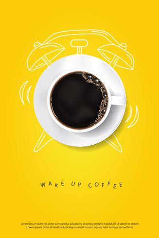 Kaffee-Plakat-Anzeige Flayers-Vektor-Illustration vektor