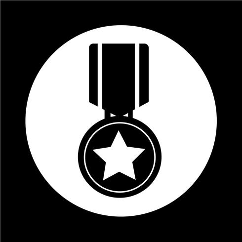 Medaille-Symbol vektor