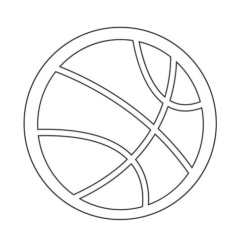 Basketikon vektor