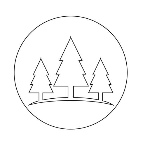 Baum-Symbol vektor