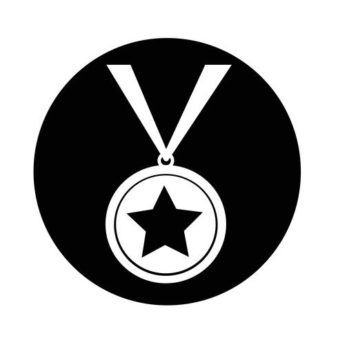 Medaille-Symbol vektor