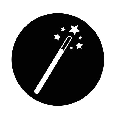 magic wand icon vektor