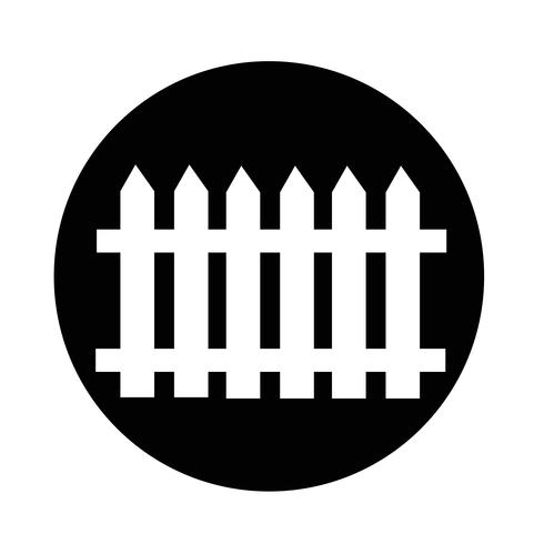 Zaun-Symbol vektor