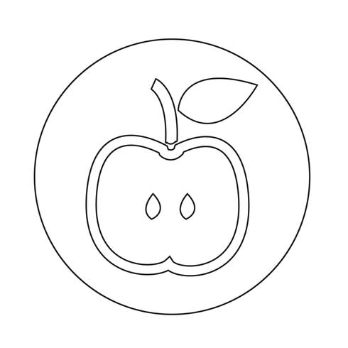 Apple-ikonen vektor