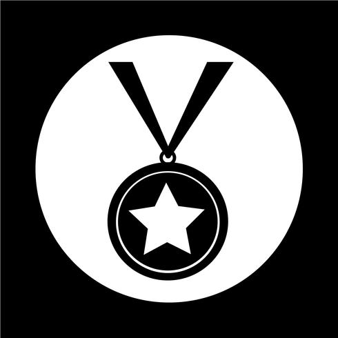 Medaille-Symbol vektor