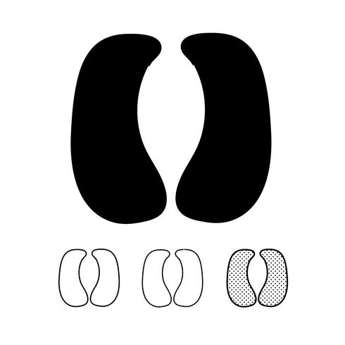 Tierische Fußabdruck Symbol Vektor