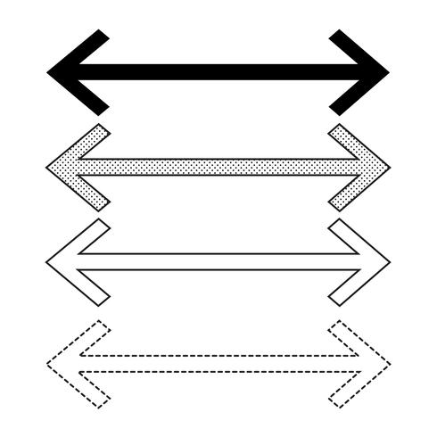 Pfeil-Symbol Vektor