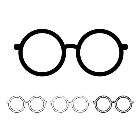 Brille-Symbol Vektor