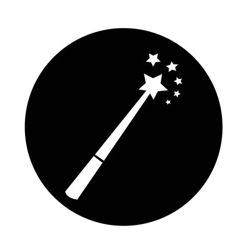 magic wand icon vektor