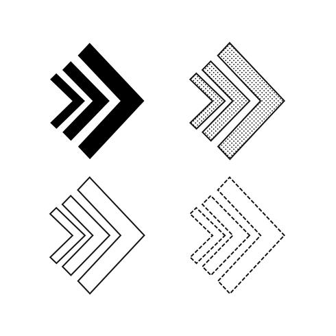 Pfeil-Symbol Vektor