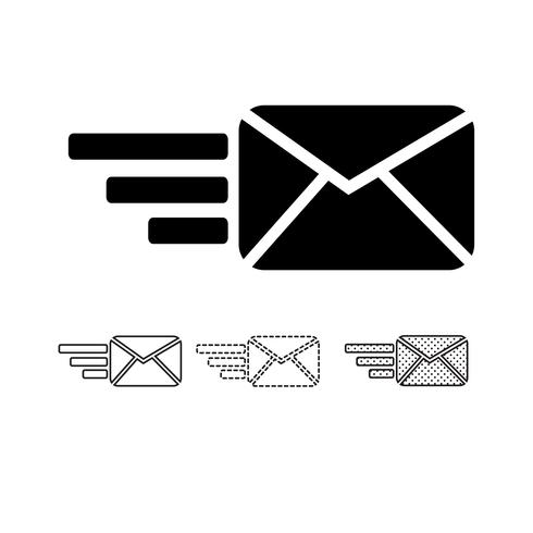 E-Mail-Mail-Symbol Vektor