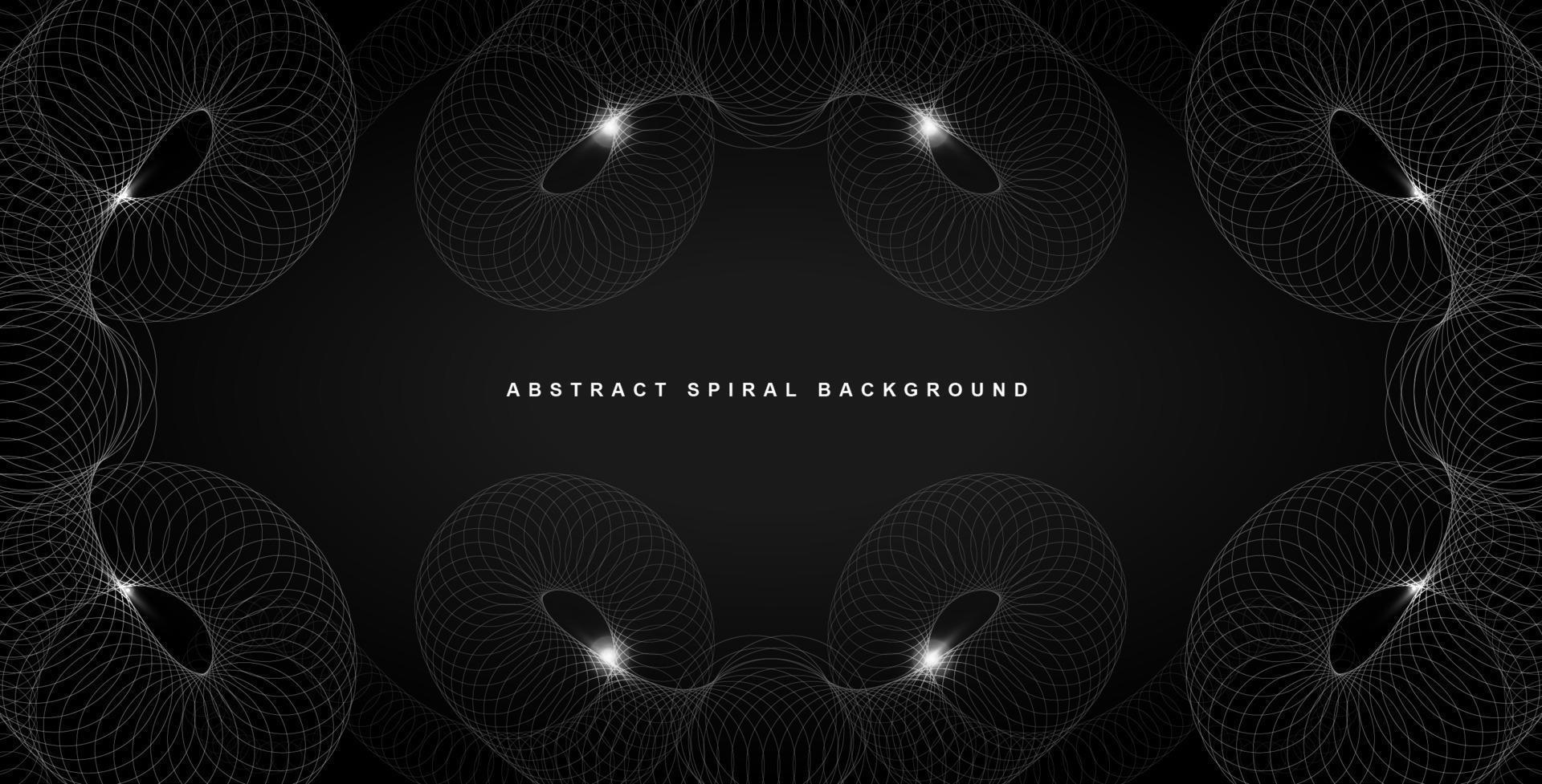 abstrakt spiral bakgrundsdesign vektor