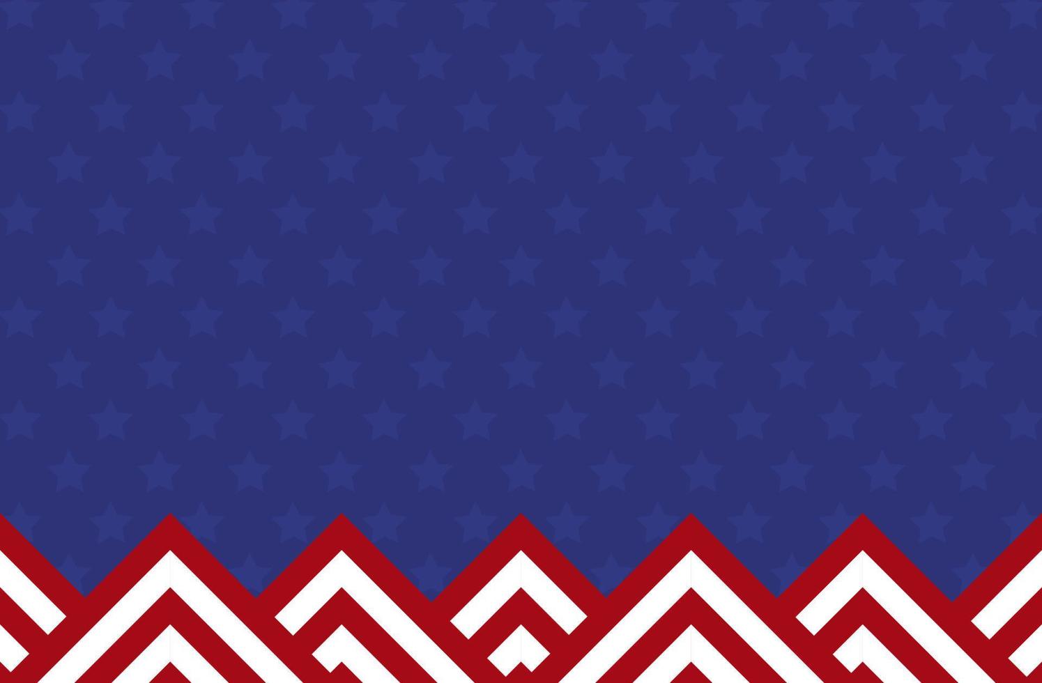 abstrakter Hintergrund mit Elementen der amerikanischen Flagge in roten und blauen Farben vektor