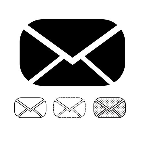 E-Mail-Mail-Symbol Vektor