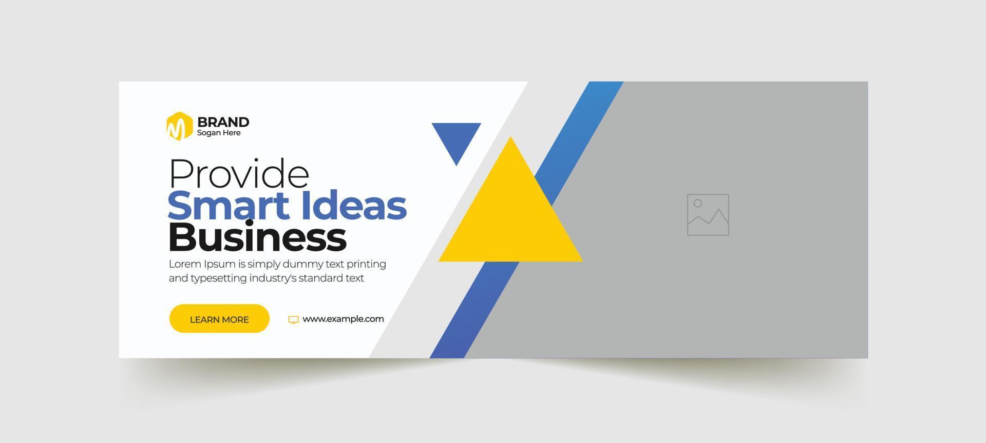 Corporate Business Social Media Banner-Vorlage vektor