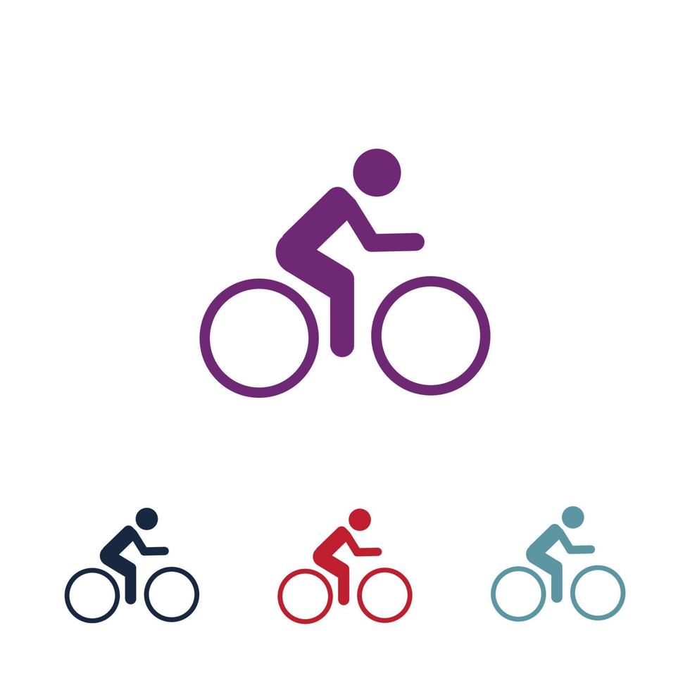 Fahrrad-Logo-Vektor vektor