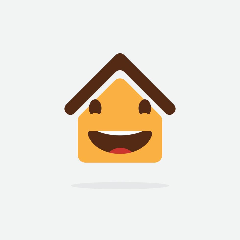 hus vektor ikon. hus emoji
