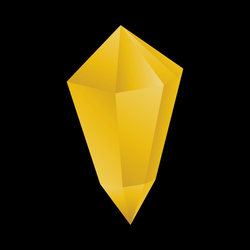 abstrakt guld geometriska ädelstenar logo design vektor ikon symbol illustration